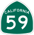 State Route 59 marker