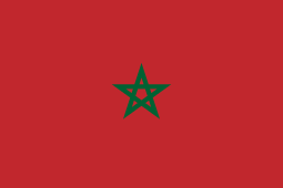 National flag of Morocco.