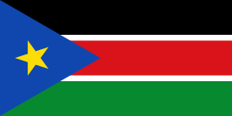 The flag of Southern Sudan