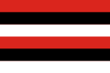 Five-bar flag, alternating red, black and white490 t0 2011