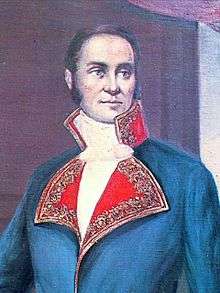 Fulgencio Yegros, first ruler of Paraguay.