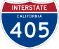 Interstate 405 marker