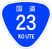 National Route 23 shield
