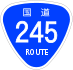 National Route 245 shield