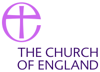 Text below a stylised cross-in-circle. The Church of England badge is copyright  The Archbishops' Council, 2000.