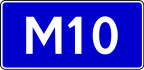Highway M10 shield}}