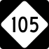 NC Highway 105 marker