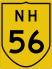 National Highway 56 marker
