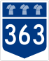 Saskatchewan Highway 363 shield