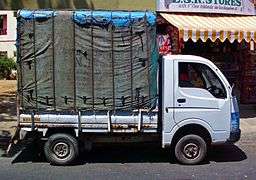 Side view of a Tata Ace